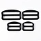 Alloy Tri-glide Bag Buckle